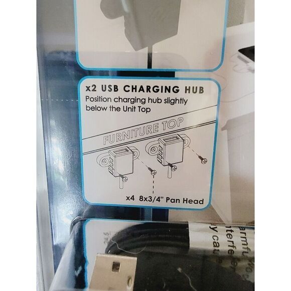ICS Innovation EZ Collection 2-Port USB Charger‎ Mount Charging System New - Picture 5 of 10